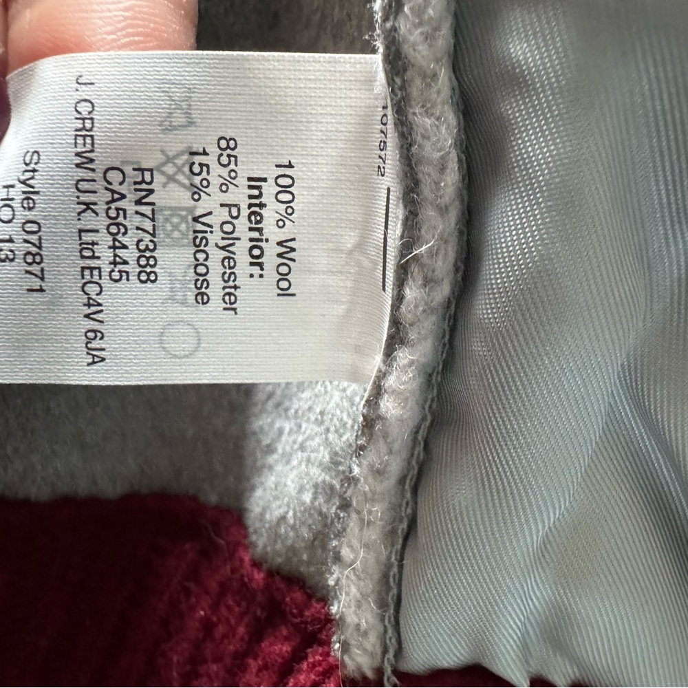 J CREW Wool Varsity Style Sweater Jacket - Picture 2 of 7